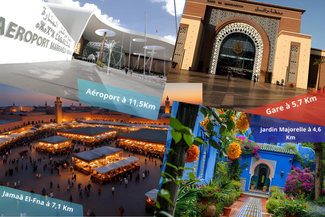 Appartement Renove Avec Style Et Parking Surveille Marrakesh Eksteriør bilde